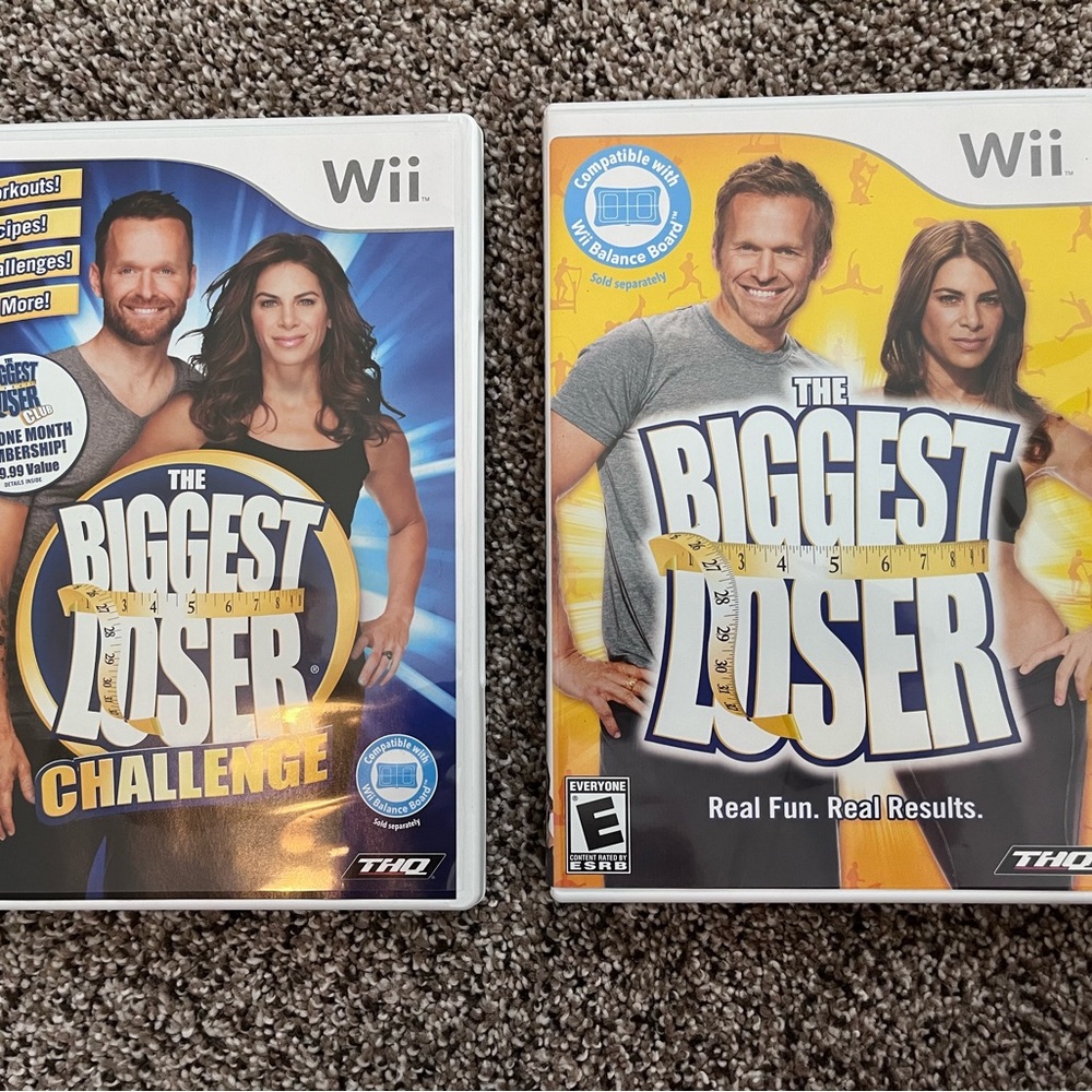 2 Biggest Loser Wii video games